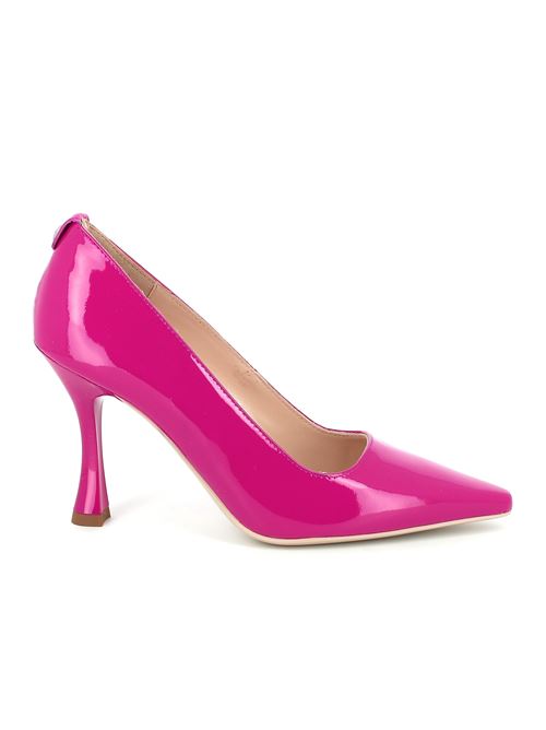 decolleté con tacco da donna in vernice fucsia NERO GIARDINI | E409371DE609
